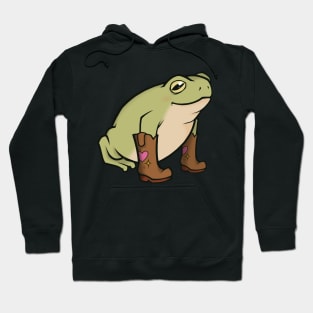 Cowboy Boots Frog Hoodie